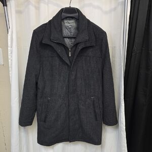Johnston & Murphy Dark Gray Trench Coat